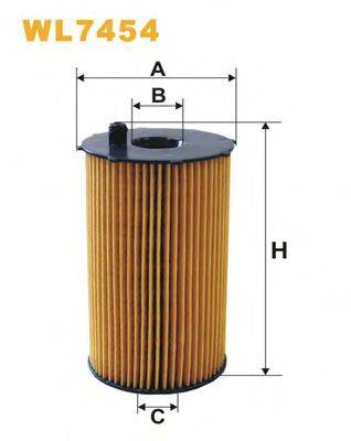 WIX FILTERS WL7454 Масляный фильтр