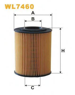 WIX FILTERS WL7460 Масляный фильтр