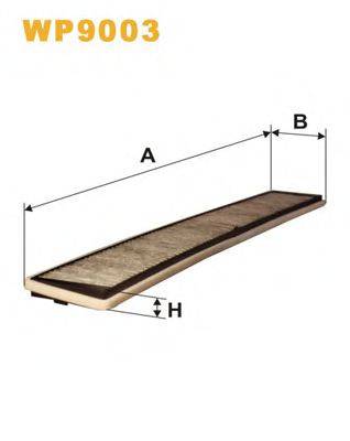 WIX FILTERS WP9003 Фильтр, воздух во внутренном пространстве