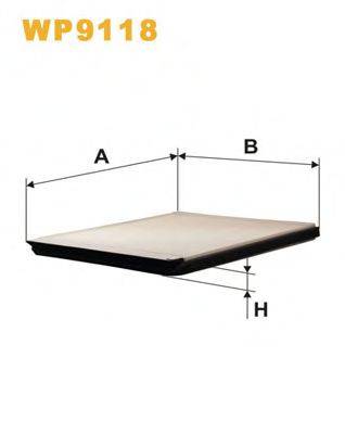 WIX FILTERS WP9118 Фильтр, воздух во внутренном пространстве