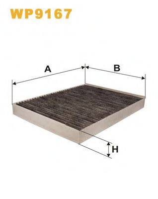 WIX FILTERS WP9167 Фильтр, воздух во внутренном пространстве