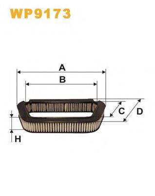 WIX FILTERS WP9173 Фильтр, воздух во внутренном пространстве