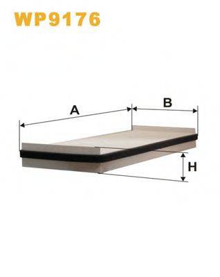 WIX FILTERS WP9176 Фильтр, воздух во внутренном пространстве