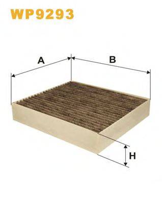 WIX FILTERS WP9293 Фильтр, воздух во внутренном пространстве