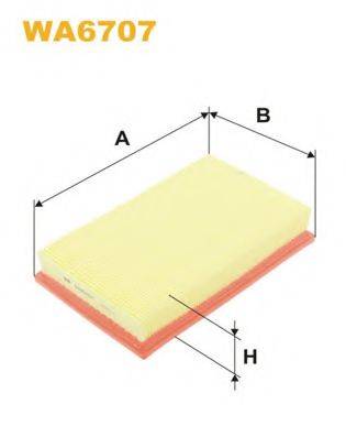 WIX FILTERS WA6707 Воздушный фильтр