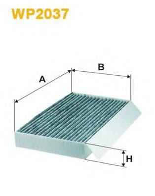 WIX FILTERS WP2037 Фильтр, воздух во внутренном пространстве