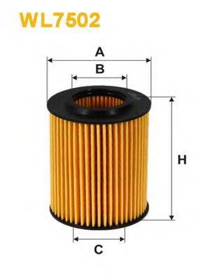 WIX FILTERS WL7502 Масляный фильтр