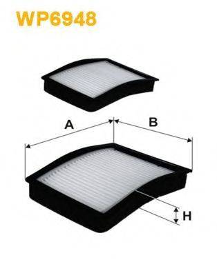 WIX FILTERS WP6948 Фильтр, воздух во внутренном пространстве