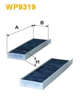 WIX FILTERS WP9319 Фильтр, воздух во внутренном пространстве