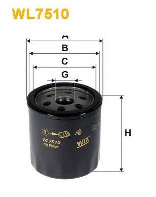 WIX FILTERS WL7510 Масляный фильтр