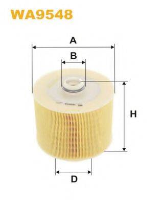 WIX FILTERS WA9548 Воздушный фильтр