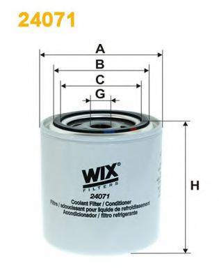 WIX FILTERS 24071 Фильтр для охлаждающей жидкости