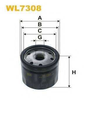 WIX FILTERS WL7308 Масляный фильтр