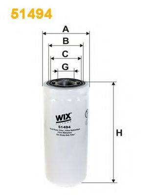 WIX FILTERS 51494 Гидрофильтр, автоматическая коробка передач