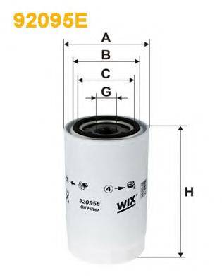 WIX FILTERS 92095E Масляный фильтр