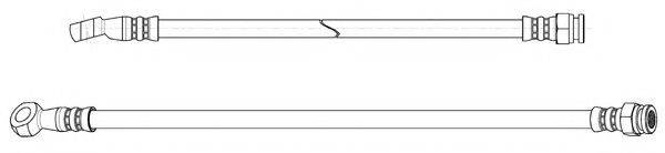 CEF 510904 Тормозной шланг