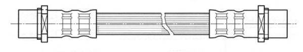 CEF 511801 Тормозной шланг