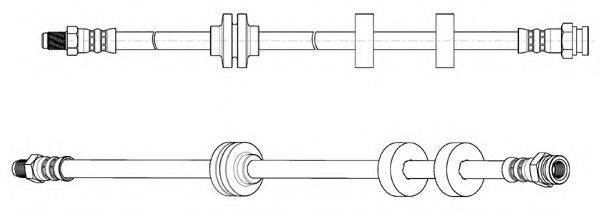 CEF 512079 Тормозной шланг