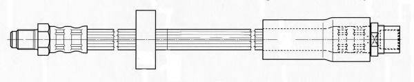 CEF 512315 Тормозной шланг