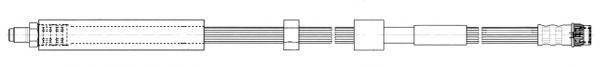 CEF 512509 Тормозной шланг