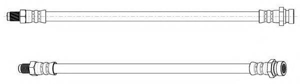 CEF 512786 Тормозной шланг