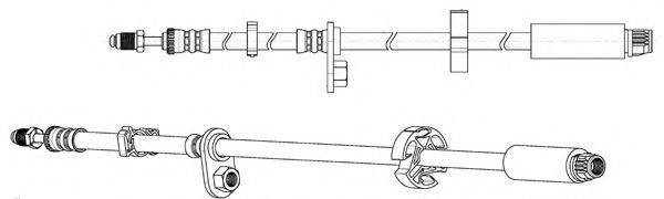 CEF 512807 Тормозной шланг