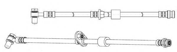 CEF 512836 Тормозной шланг