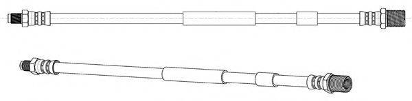 CEF 512843 Тормозной шланг