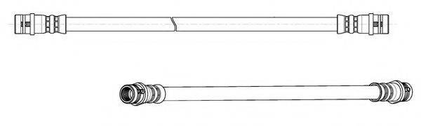 CEF 512862 Тормозной шланг