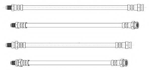 CEF 512962 Тормозной шланг