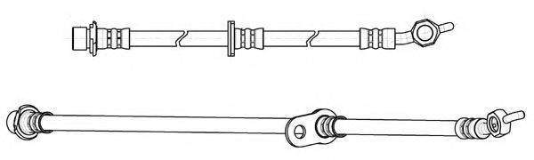 CEF 512985 Тормозной шланг