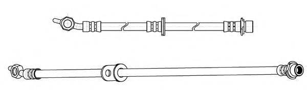 CEF 512986 Тормозной шланг