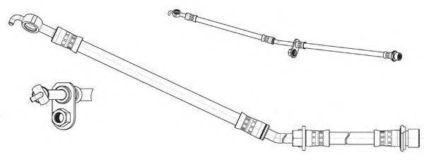 CEF 514588 Тормозной шланг
