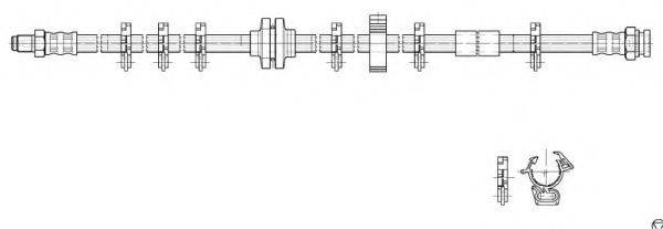 CEF 516991 Тормозной шланг