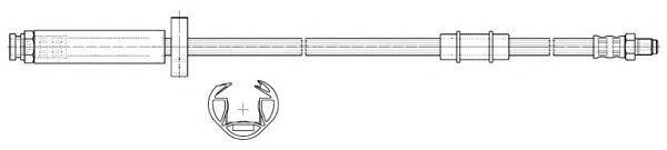 CEF 517055 Тормозной шланг