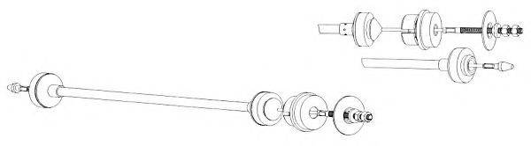 CEF CT01137 Трос, управление сцеплением