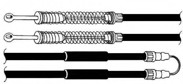 CEF FA02101 Трос, стояночная тормозная система