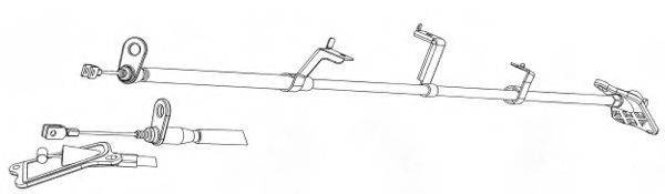 CEF NI02177 Трос, стояночная тормозная система
