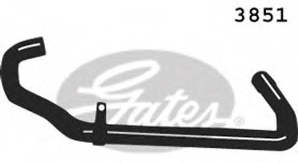 GATES 3851 Шланг радиатора