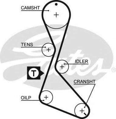 GATES 5056 Ремень ГРМ