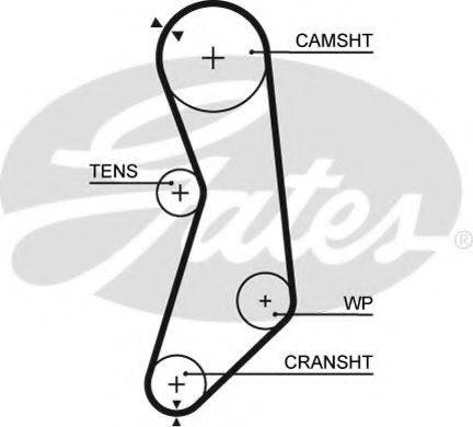 GATES 5319 Ремень ГРМ