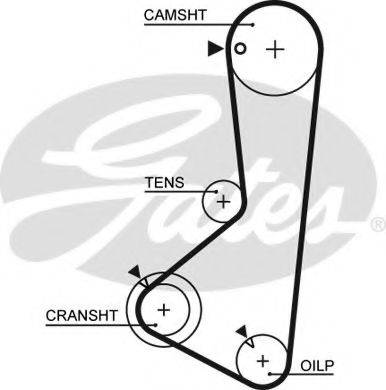 GATES 5374XS Ремень ГРМ