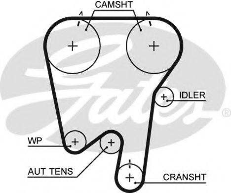 GATES 5378XS Ремень ГРМ