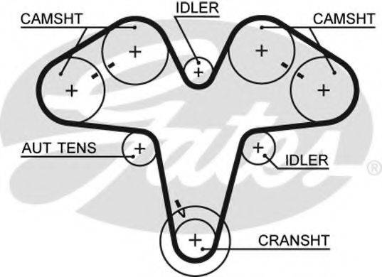 GATES 5476XS Ремень ГРМ