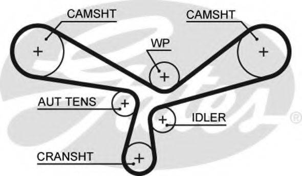 GATES 5520XS Ремень ГРМ