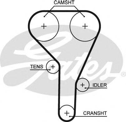 GATES 5638XS Ремень ГРМ