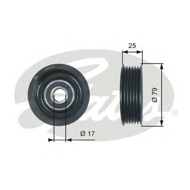 GATES T36420 Паразитный / ведущий ролик, поликлиновой ремень