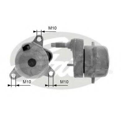 GATES T39050 Натяжной ролик, поликлиновой  ремень
