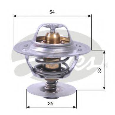 GATES TH11287G1 Термостат, охлаждающая жидкость