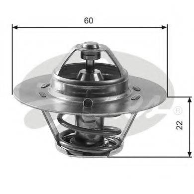 GATES TH12480G1 Термостат, охлаждающая жидкость